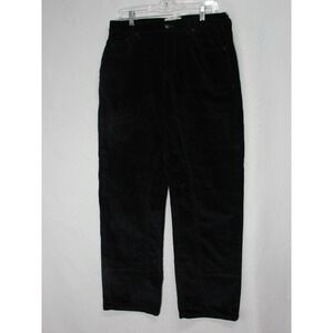 We The Free People Black  Risk Taker High Rise Baggy Cords Corduroy Pants 31